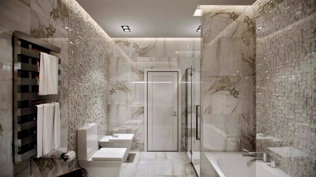 Essential care in the bathroom to prevent dirt and mold from moisture in marble and tiles
