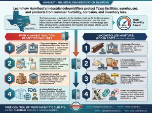 Combating Texas Summer Humidity: Industrial Dehumidification Strategies to Protect Infrastructure and Product Quality