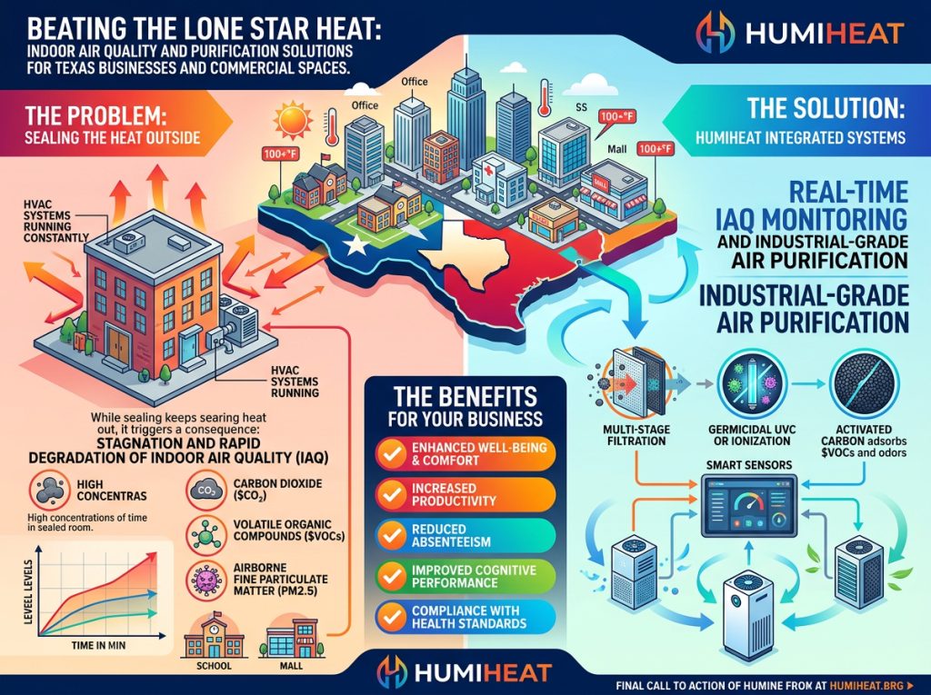 Beating the Lone Star Heat: Indoor Air Quality and Purification Solutions for Texas Businesses and Commercial Spaces