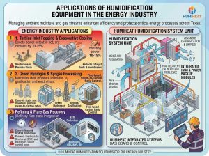 Applications of humidification equipment in the energy industry